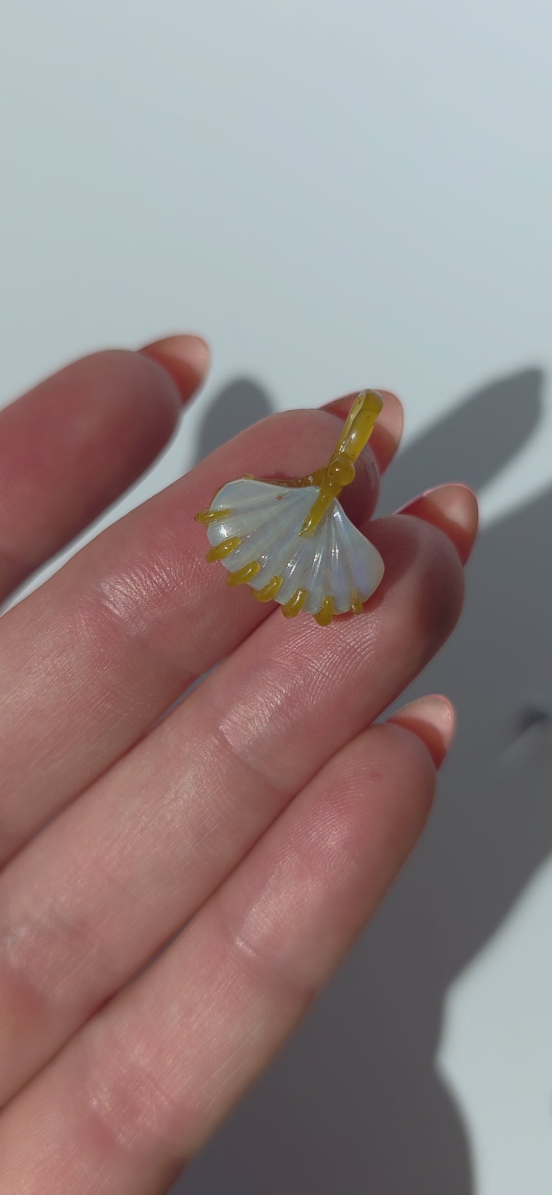 Serena Pendant - Grey Opal