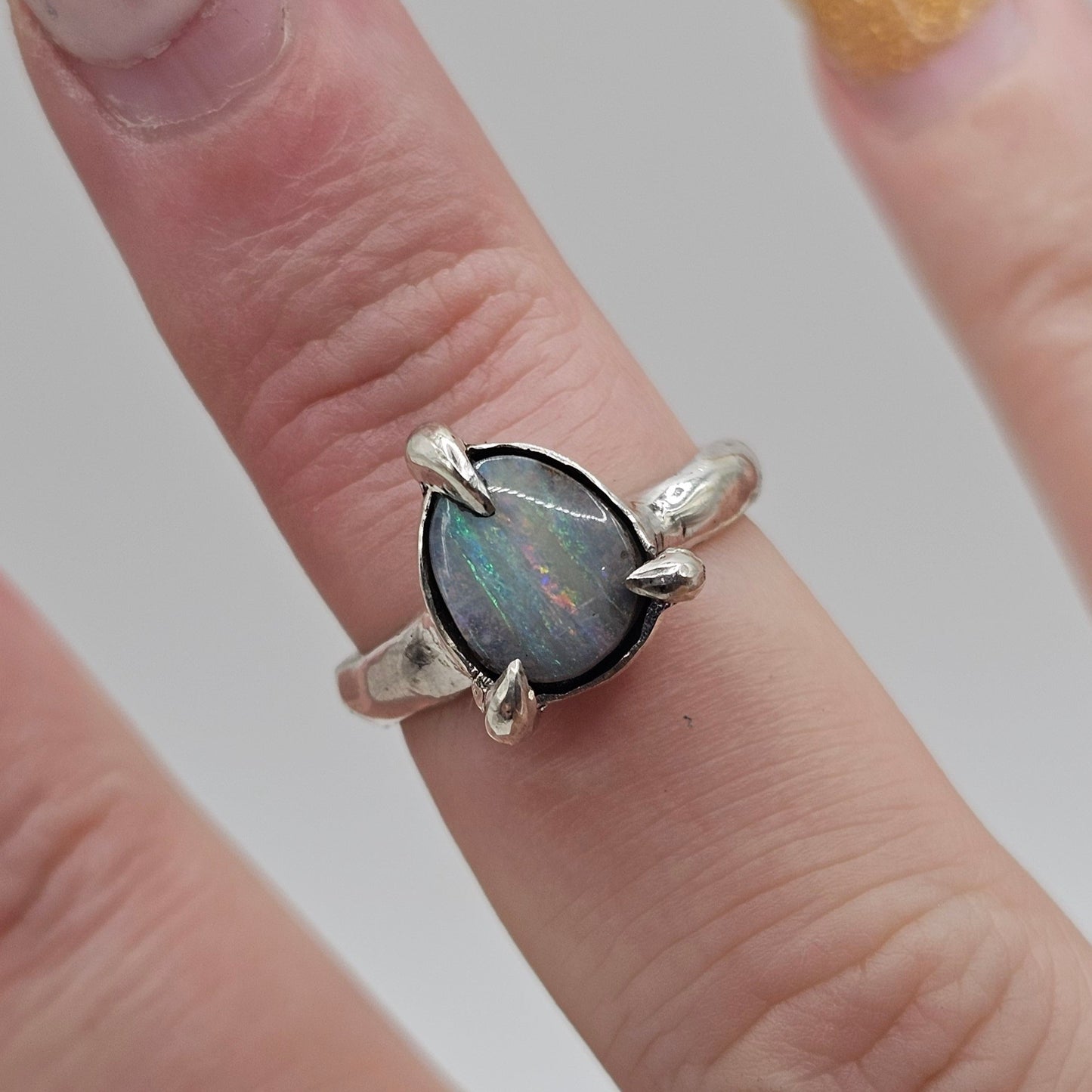 Claw & Opal Ring (5.5)