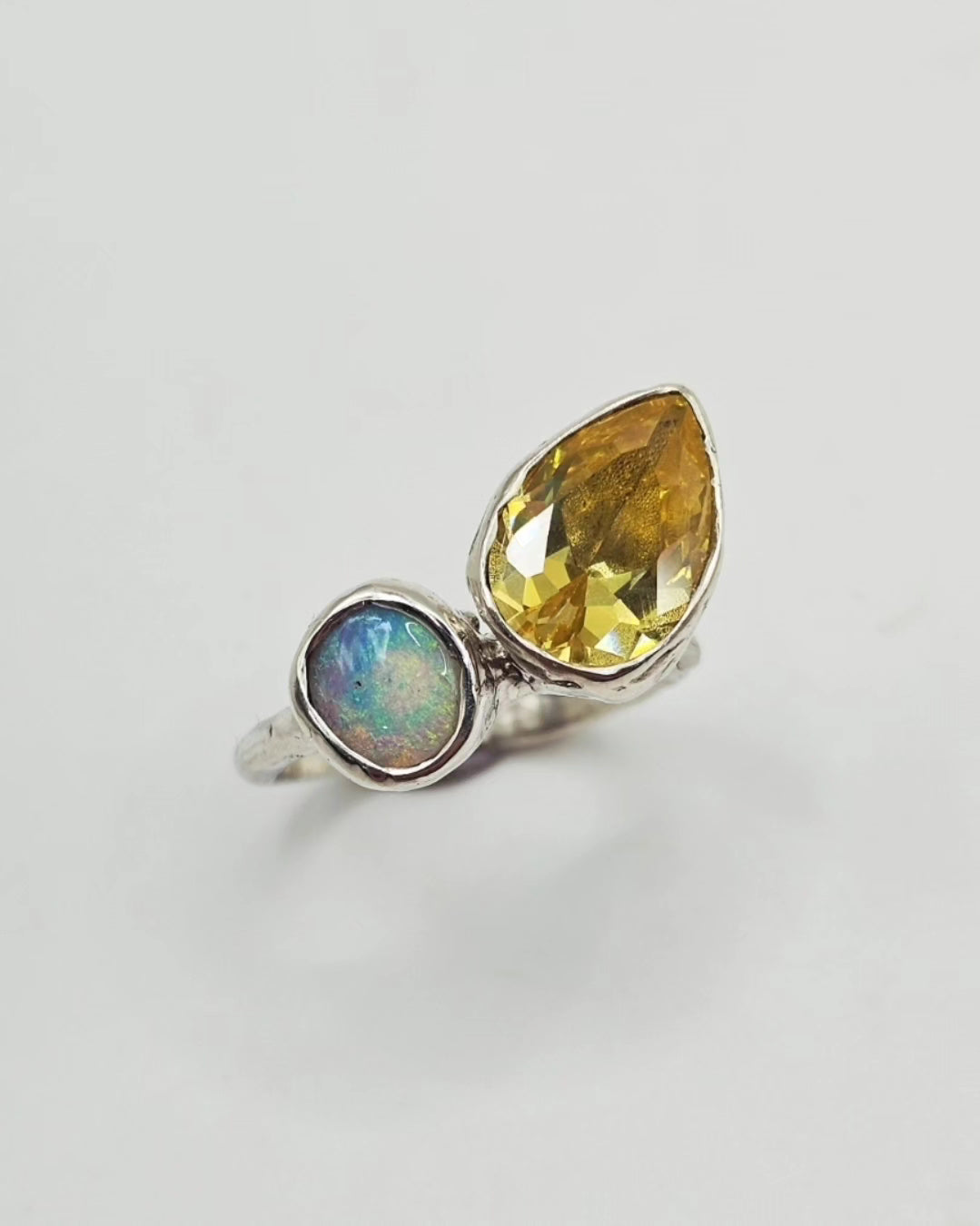 Opal & Sapphire Ring (8)