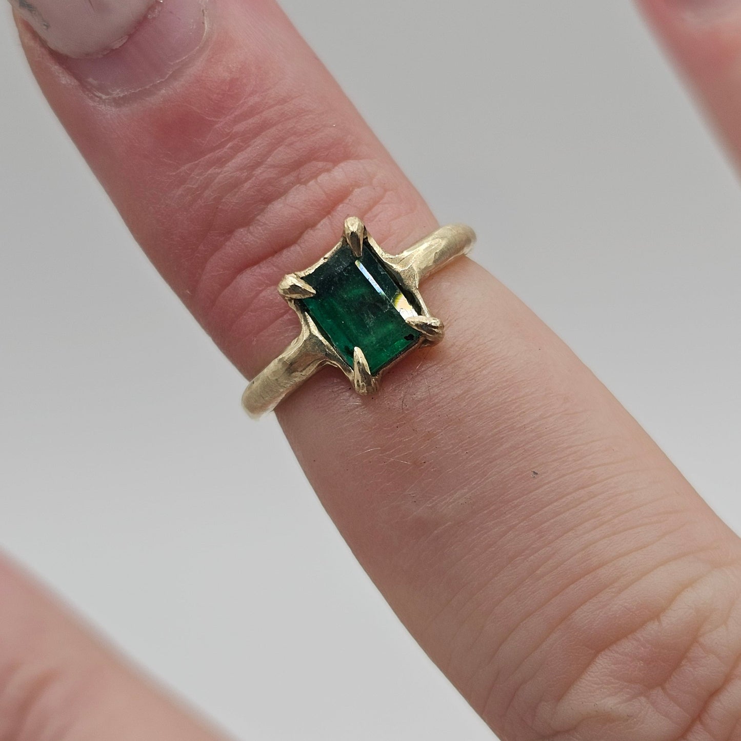 Emerald & Gold Ring (4.5)