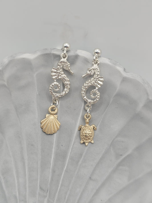 Hippocampus Earrings