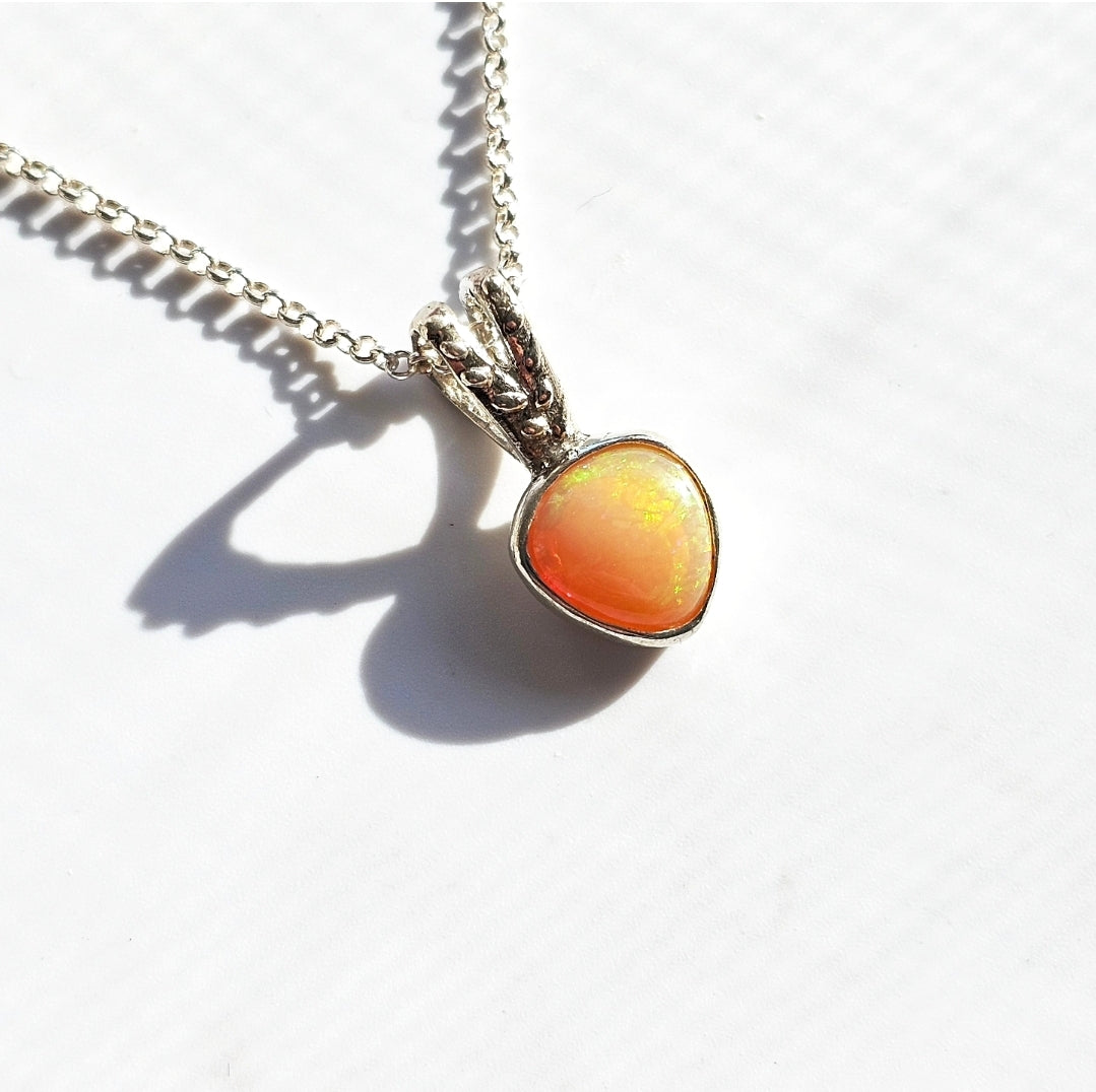 Fiery Opal Pendant