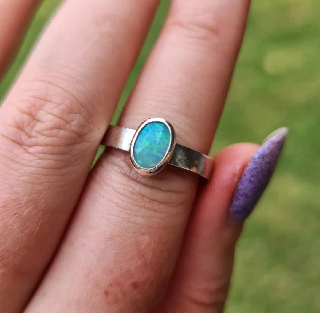 Silver Soul Opal Ring (9)