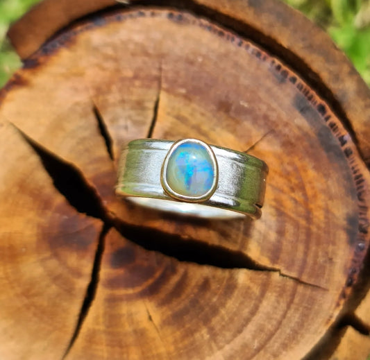 Elegant Everyday Opal Ring (7-7.5)